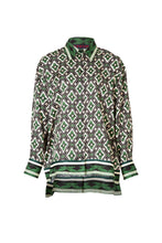 Load image into Gallery viewer, Cooper | Let The Sun Shine Shirt | Green Geo