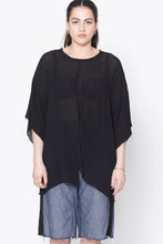 Load image into Gallery viewer, Company of Strangers | Contrast Tee | Black