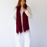 Load image into Gallery viewer, Hobo + Hatch | Scarf / Shawl / Wrap | Mulberry