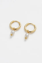 Load image into Gallery viewer, Zafino | Heidi Hoop Pearl Earring