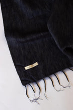 Load image into Gallery viewer, Blanket / Wool + Cotton Blend / Midnight