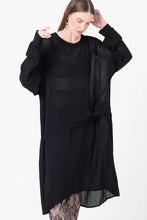 Load image into Gallery viewer, Company Of Strangers Mingle Dress | Black Sheer