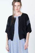 Load image into Gallery viewer, Company Of Strangers | Pose Jacket | Black Seersucker