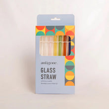 Load image into Gallery viewer, Reusable Glass Straws S6 | Straight Multi Colour