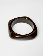 Load image into Gallery viewer, Bangle | Black Agate Square
