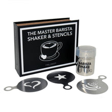 Load image into Gallery viewer, The Master Barista Shaker & Stencils Book Box