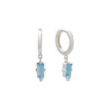 Load image into Gallery viewer, Earrings | Huggie Hanging | Silver