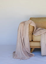 Load image into Gallery viewer, Blanket / Wool + Cotton Blend / Vanilla