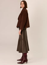 Load image into Gallery viewer, POL Cohen Cropped Wool Coat | Walnut