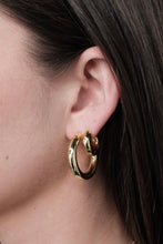 Load image into Gallery viewer, Zafino | Lina Hoop | Gold | Small