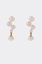 Load image into Gallery viewer, Zafino | Luna Pearl Earring - Gold