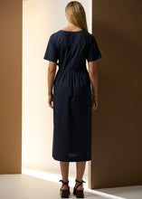 Load image into Gallery viewer, Pol - Milos Tie Dress | Ink