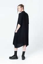 Load image into Gallery viewer, Company of Strangers | Salon Dress | Black Seersucker