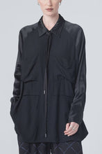 Load image into Gallery viewer, Company of Strangers | Perfect Day Shirt | Black Oil | Satin Rayon