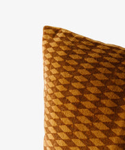 Load image into Gallery viewer, Tobacco Diamonds Handblock Cushion Cover