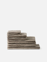 Load image into Gallery viewer, Wide Stripe Cotton Towel Range | Cocoa/Bone