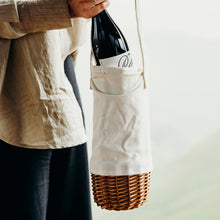 Load image into Gallery viewer, Wicker Wine Carrier