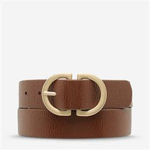 Load image into Gallery viewer, In Reverse Belt | Tan/Gold