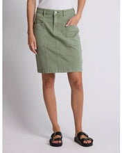 Load image into Gallery viewer, Strike Skirt | Khaki Denim
