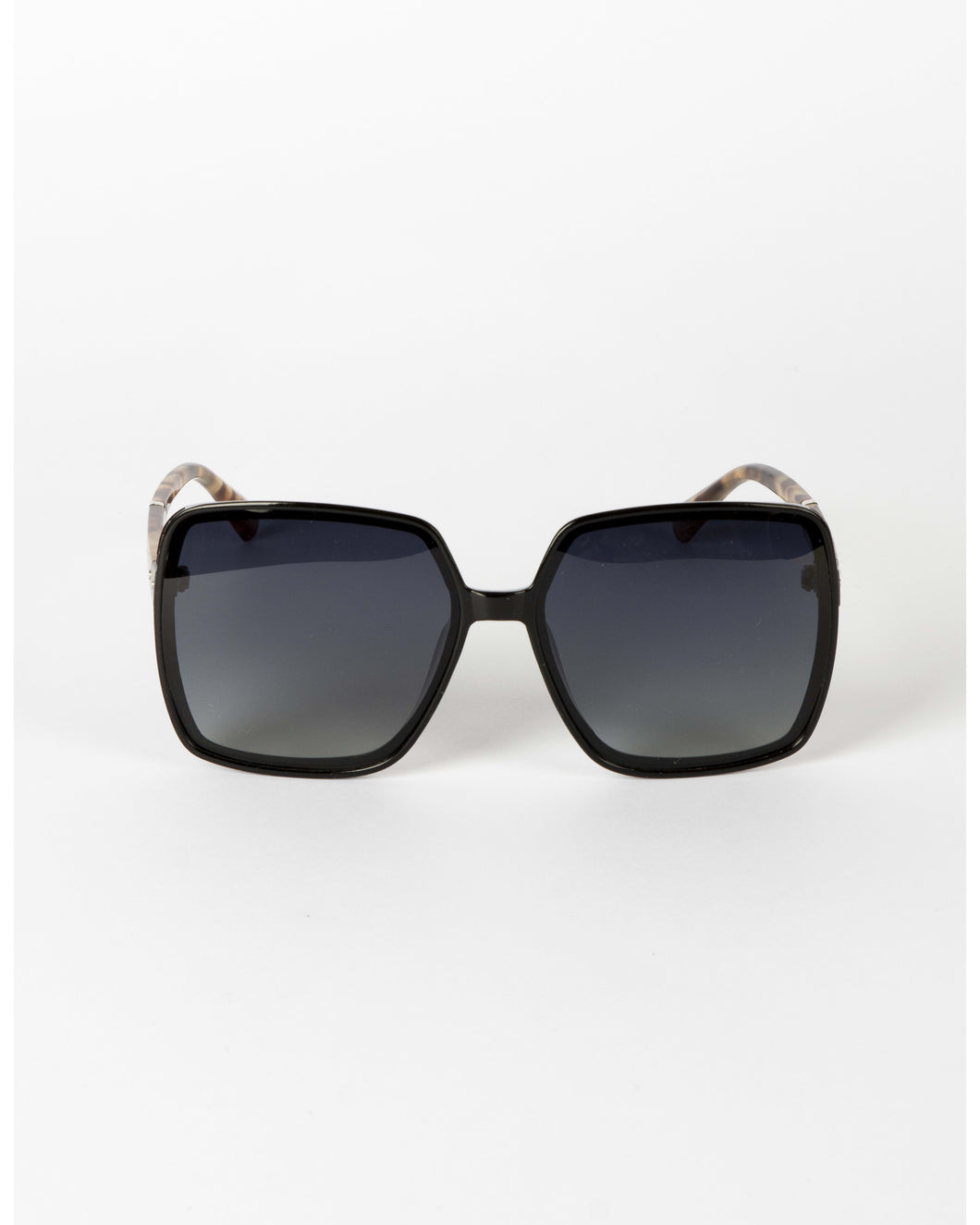 Malibu Sunglasses | Black w Tort Arms