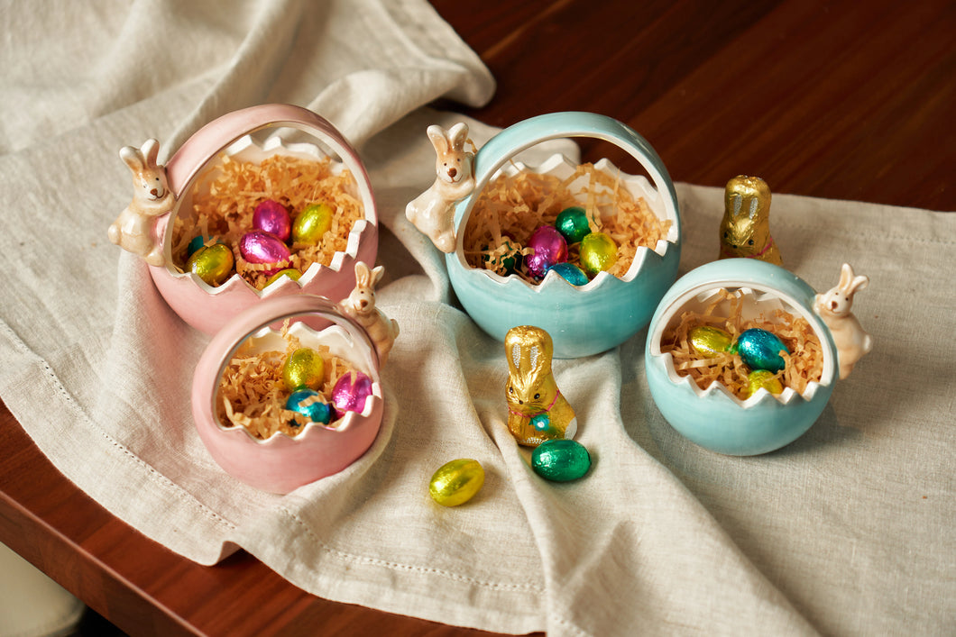 Easter Ceramic Bunny Basket