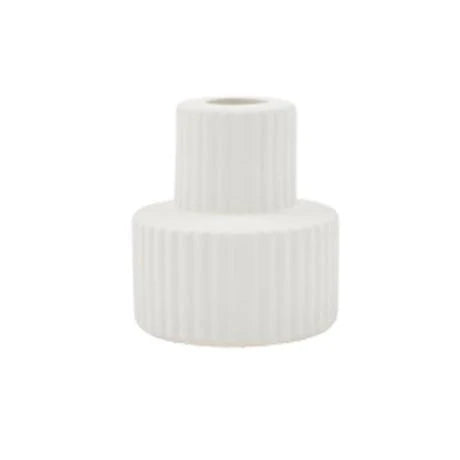 Alba Ribbed Candle Holder