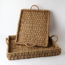 Load image into Gallery viewer, Seagrass Rectangle Trays
