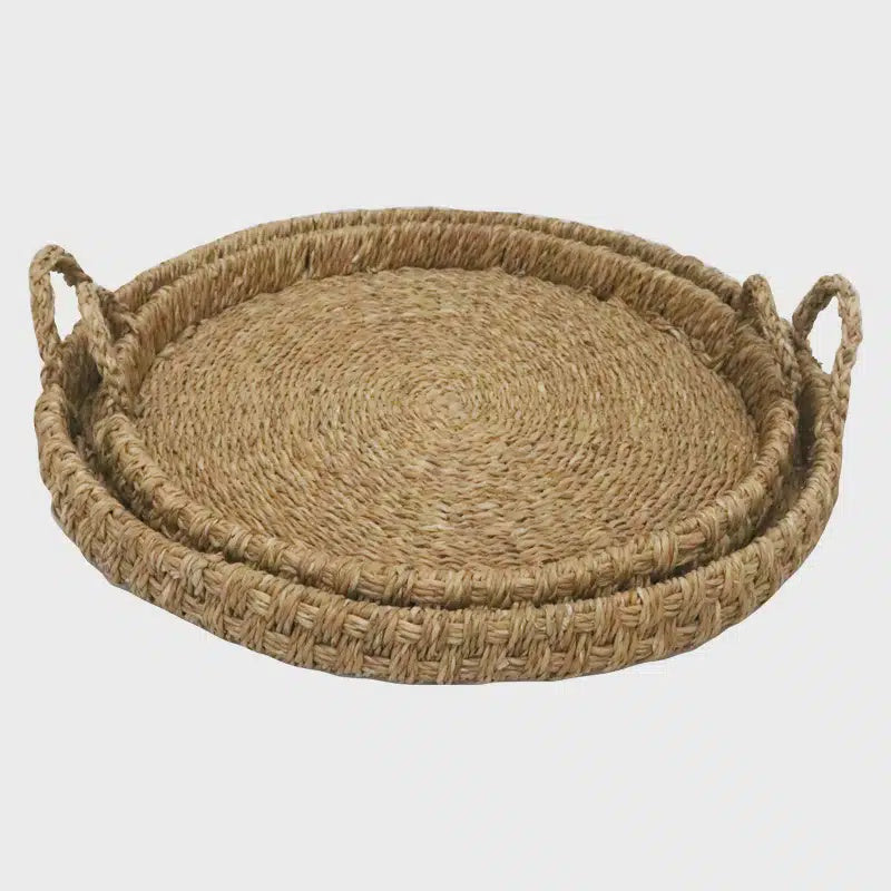 Seagrass Round Trays