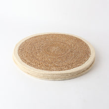 Load image into Gallery viewer, Seagrass + Jute Placemat | Round
