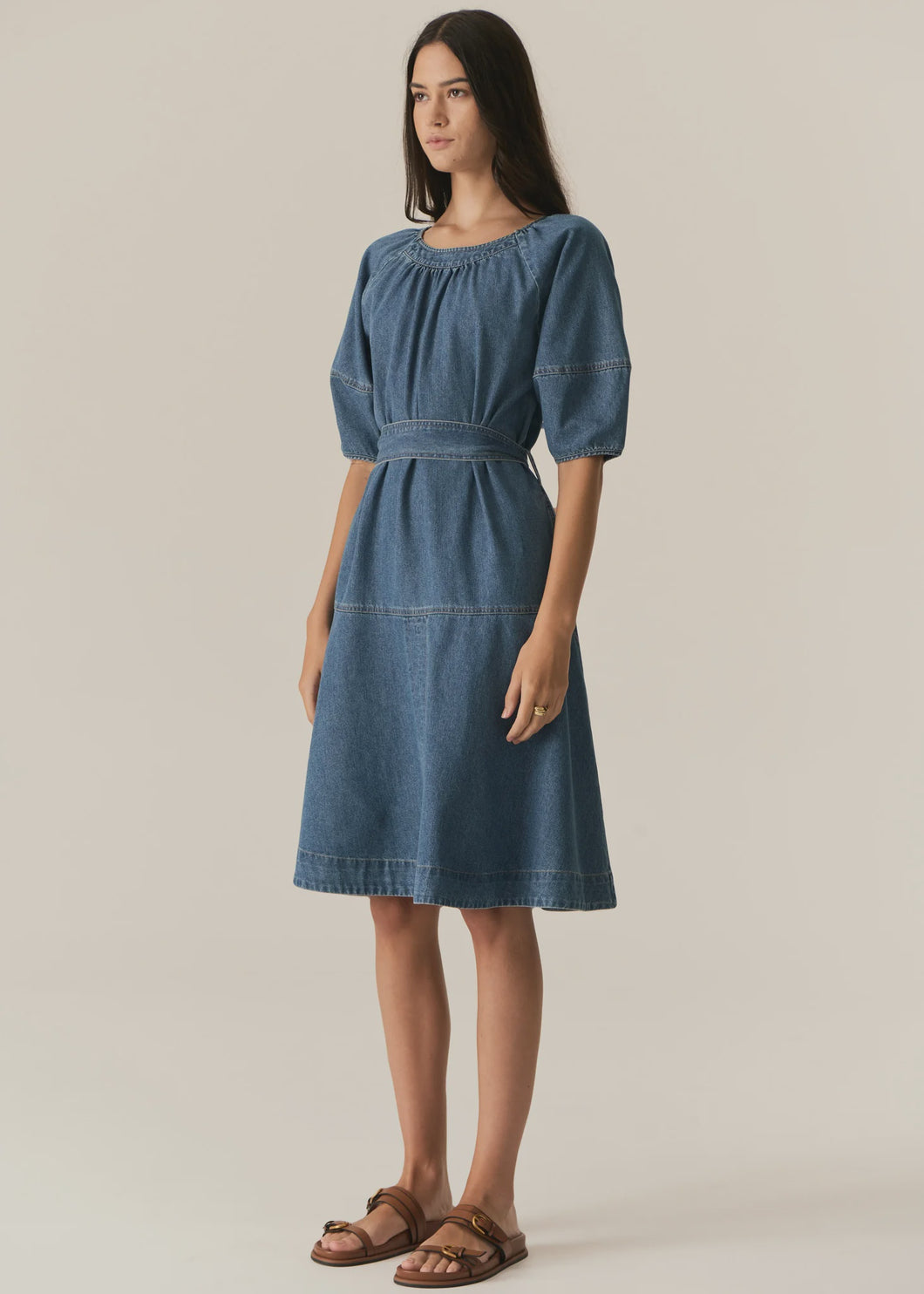 Carsen Dress | Light Wash