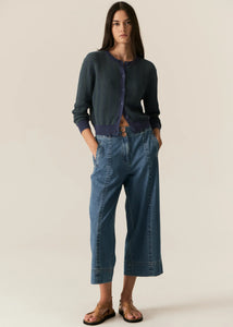 Carsen Crop Pant | Light Wash