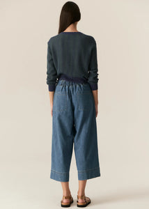 Carsen Crop Pant | Light Wash