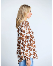 Load image into Gallery viewer, Charlotte Shirt | Cocoa Bloom
