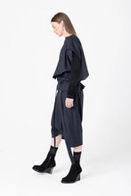 Load image into Gallery viewer, Company of Strangers | Mirror Top | Charcoal Wool Stripe
