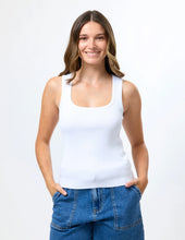 Load image into Gallery viewer, Stella &amp; Gemma | Cosmo Tank | White
