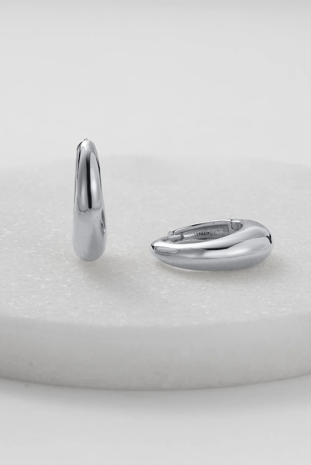 Cleo Hoop | Medium | Silver