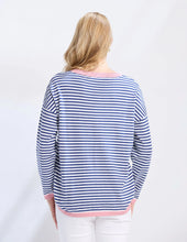 Load image into Gallery viewer, Street Top | Denim Stripe
