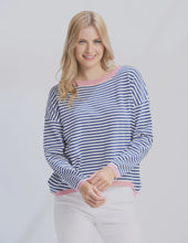 Load image into Gallery viewer, Street Top | Denim Stripe
