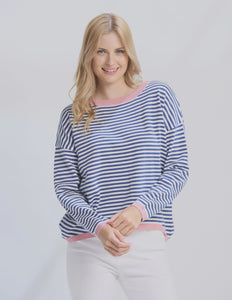 Street Top | Denim Stripe
