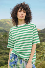 Load image into Gallery viewer, Curate | Green Living T-Shirt | Green Stripe
