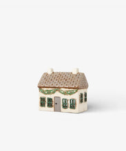 Load image into Gallery viewer, Christmas Tea Light Cottage With Swag
