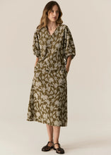 Load image into Gallery viewer, Hugo Skirt - Khaki Embroidery
