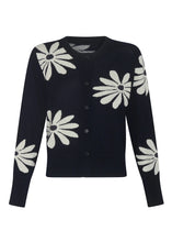 Load image into Gallery viewer, Lask Daisy Cardigan | Ink/Ecru
