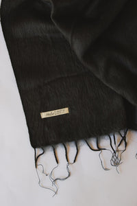 Blanket / Wool + Cotton Blend / Jett