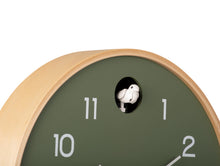 Load image into Gallery viewer, Natural Cuckoo Clock | Jungle Green
