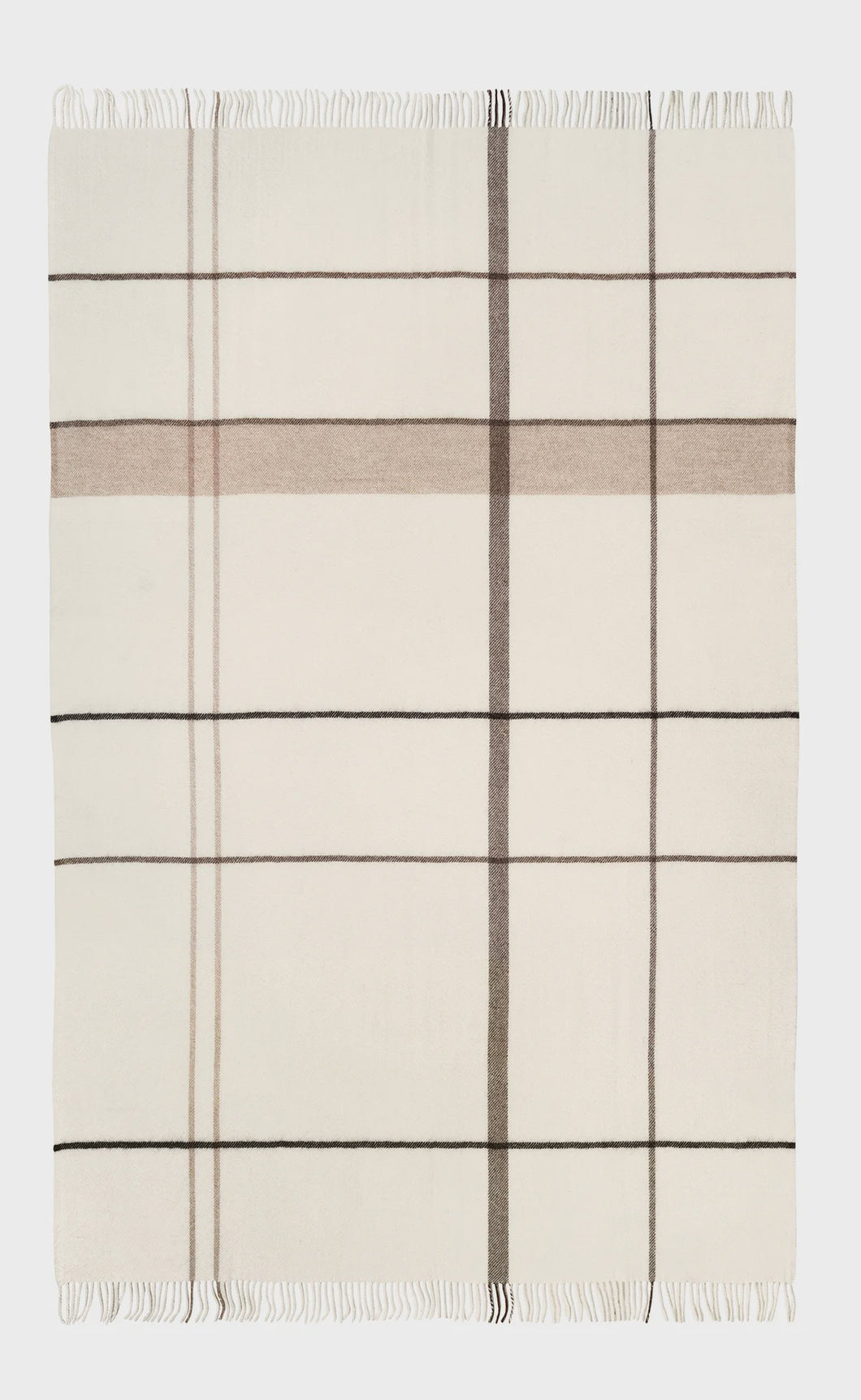 Kristina Dam Gradlent Throw | Natural Beige
