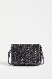 Plissi Crossbody Bag | Black