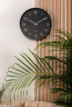 Load image into Gallery viewer, Lofty Wall Clock | Matte Black
