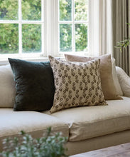 Load image into Gallery viewer, Liliana Floral Handblock Cushion Cover
