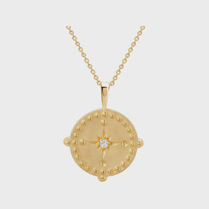 Pendant Disc Necklace